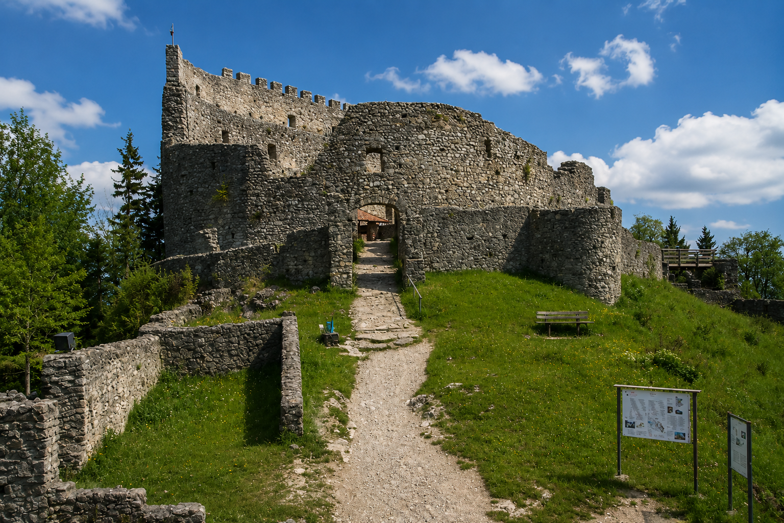 Burgruinen Eisenberg und Hohenfreyberg