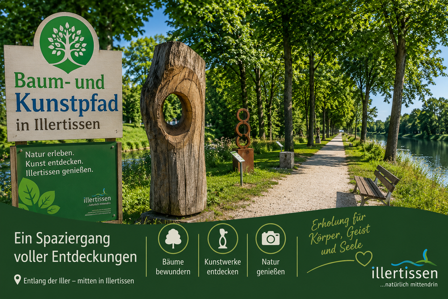 Baum- und Kunstpfad in Illertissen